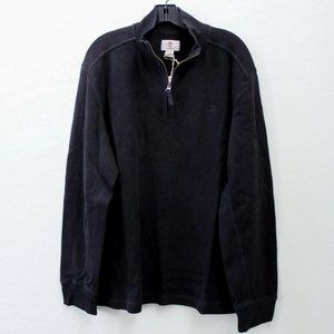 Timberland Men's Canoe River Long Sleeve Half Zip Charcoal Black Shirt